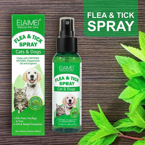 FLEA-AWAY™ - NATURAL FLEA & TICK SPRAY FOR PETS/PEOPLE/HOME (400+ SPRAYS)